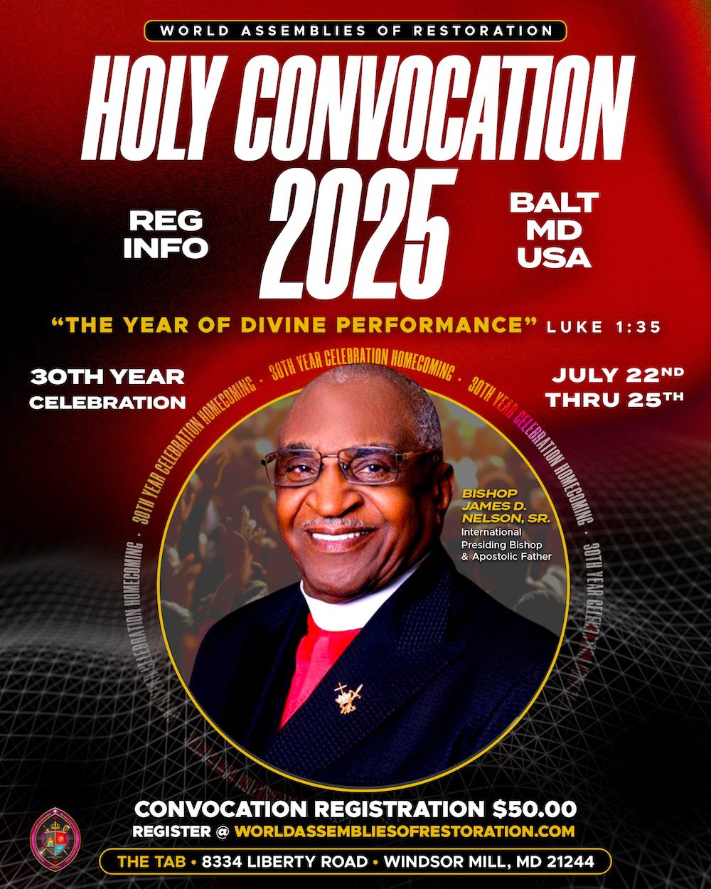 HOLY CONVOCATION 2025 - World Assemblies of Restoration